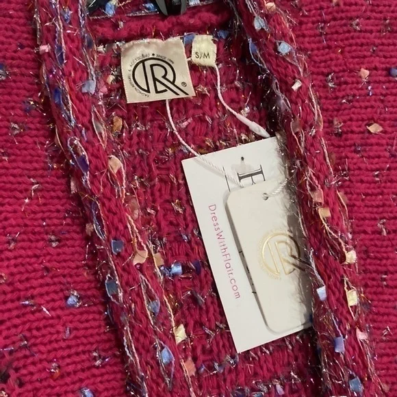 Pink Cardigan Sparkle Small/Medium - Picture 3 of 5